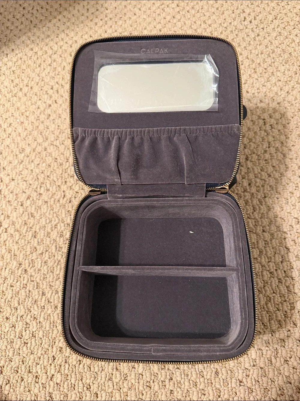 Calpak Navy Blue Sunglasses Case